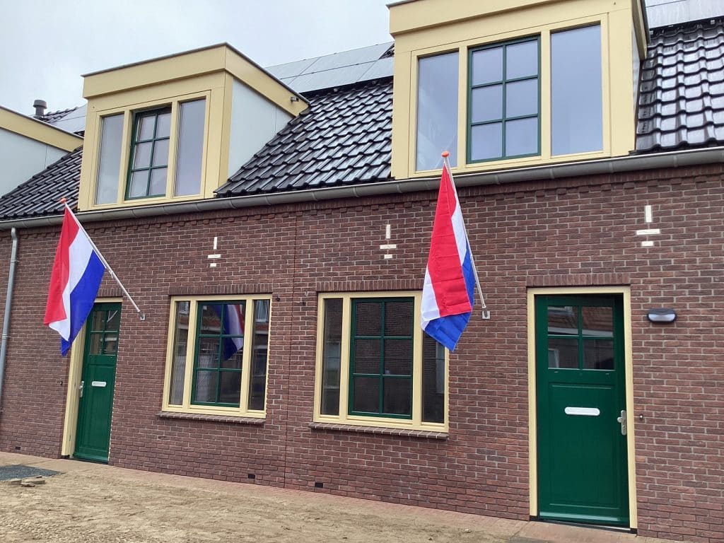 Huizen in de wijk Bloemwijk