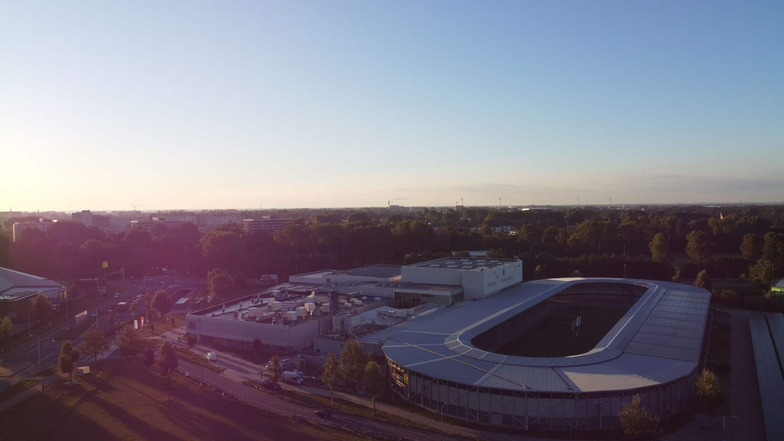 Luchtfoto van Alkmaar